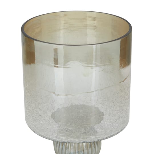 11" Brass Traditional Hurricane Candle Holder